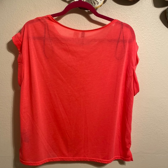 DIVIDED H & M. Neon orange tank. Size 10 - Picture 1 of 2